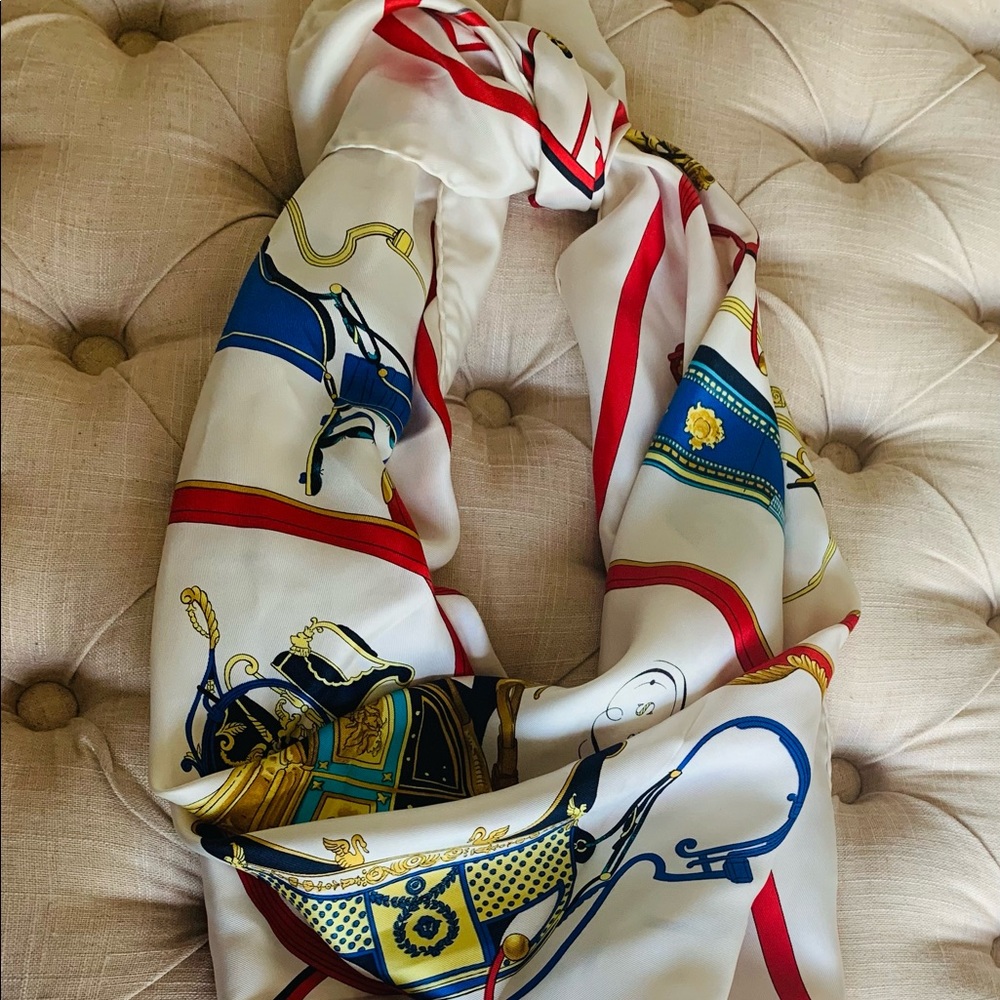 Hermes scarf -Nothing says class like a vintage Hermès piece!